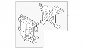 Transmission Oil Pump Control Module Kia Sorento 21-25 HEV, PHEV with bracket