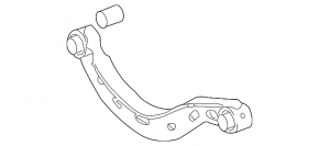 Upper rear left control arm for Audi A6 04-11