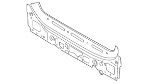 Rear panel Audi A6 C8 19- assembled 2 parts