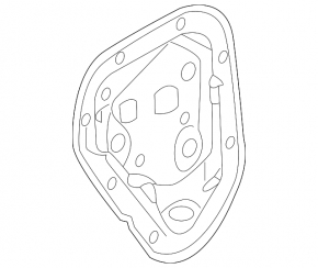 Inner front right door panel for Audi A6 C8 19-25