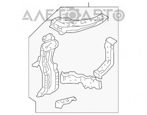 TV bar eyelash left Lexus RX300 RX330 RX350 04-09