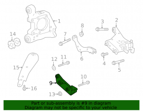 Infiniti QX50 19-20 rear left control arm rusty