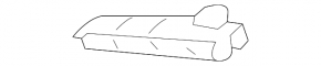 Front bumper mount right under headlight Infiniti Q50 16-20