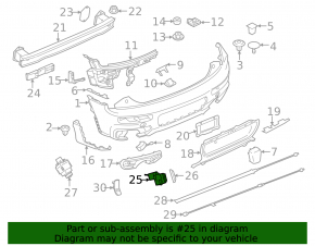Rear parking sensors Mini Cooper 14-24