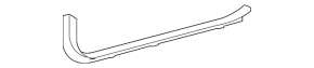 Door sill trim inner front left Lexus GS300 GS350 GS430 GS450h 06-07 gray