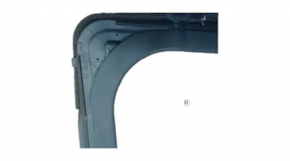Front left glass seal Toyota Tundra 22-26