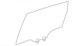 Rear right door glass for an 2013 Acura MDX