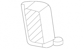 Left fog light cover for Kia Seltos 2021-2023