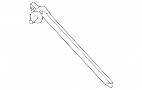 Left tailgate shock absorber for Nissan Ariya 23-25