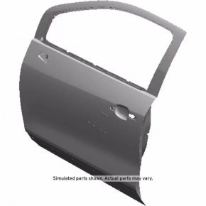 Door bare front left Chevrolet Trax 15-22 silver WA636R, painted 0.1, butt