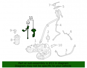 Fuel level sensor Mercedes GLS-class X166 13-19 is broken