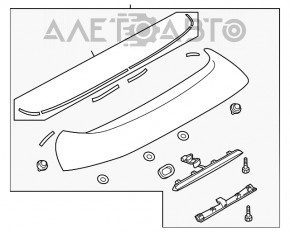 Mazda3 MPS 09-13 Tailgate Spoiler