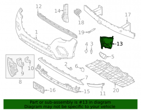 Front left brake disc duct for Mazda CX-70 25-26