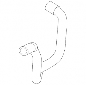 Lower cooling hose for Ford Escape 20-25 hybrid, plug-in
