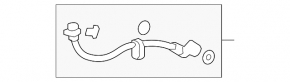 Brake hose rear right Honda CR-V 12-16