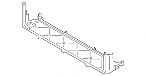 Radiator support lower BMW 7 G11 G12 16-22 B58