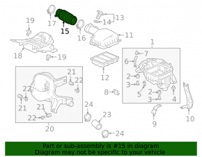 Honda Accord 18-22 1.5T Air Duct