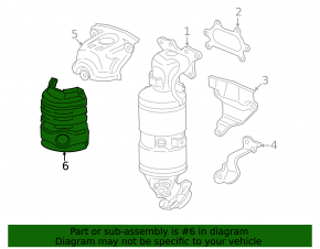 Exhaust manifold protection Honda HR-V 16-22