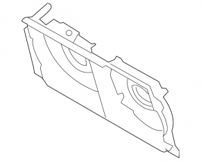 Subaru BRZ 13-20 bare radiator shroud diffuser