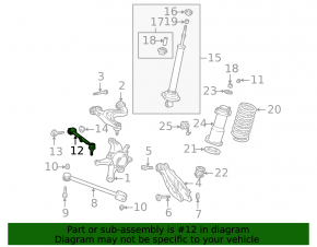Rear right camber arm Lexus IS200 IS300 99-05