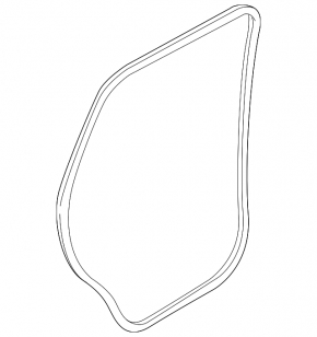 Door seal rear left Audi Q7 16-