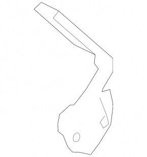Left hood hinge for Audi Q8 19-25