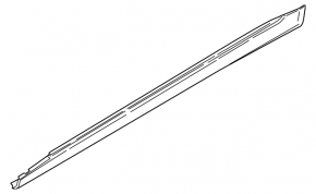 Left threshold for BMW 7 G12 16-22 with illumination