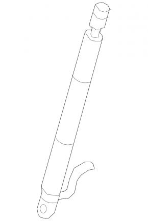 Electric tailgate shock absorber, left, VW Tiguan 18-21