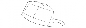 Nissan Juke 15-17 S, SL, SV Front Bumper Tow Hook Cap