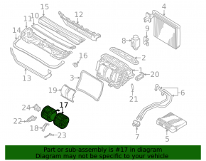 BMW X3 E83 03-10 Heater Fan Motor