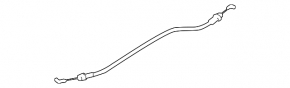 External door handle with mechanism, rear right, Lexus RX300 98-03
