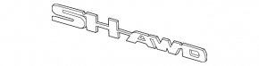 Emblem inscription SH-awd tailgate Acura MDX 17-20 rest