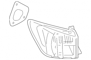 Left outer fender light for Lexus IS250 IS350 06-08 pre-restyling