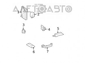 Smart Key Computer Keyless Toyota Camry v40