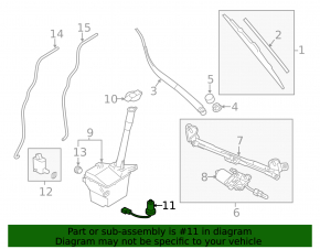 Kia Sorento 10-15 Washer Fluid Level Sensor