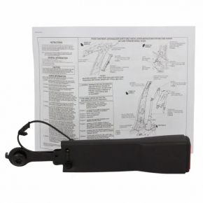 Lincoln MKZ 17-20 Driver Seat Belt Latch Black With Sensor