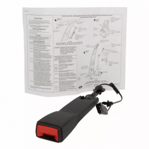 Lincoln MKZ 17-20 Driver Seat Belt Latch Black With Sensor