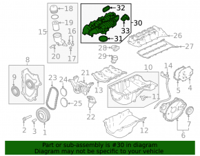 Intake manifold Jaguar F-Pace X761 18-24 2.0T