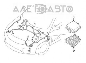 Underhood fuse box Kia Sorento 14-15