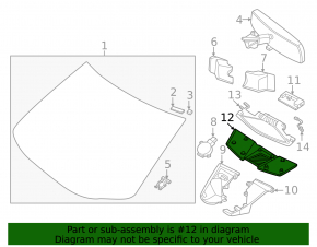 Lane following camera overlay for Nissan Ariya 23-25 without Autopilot