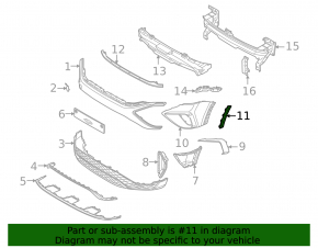 Front bumper arch extension right VW Taos 22-25