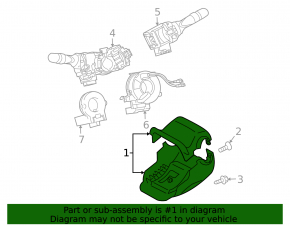 Toyota Prius 2004-09 Steering Column Bezel