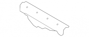 Upper TV bar for Lexus LX570 08-21