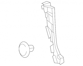 Wing seal door-wing right inner Lexus IS 14-20