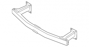 Nissan Rogue 08-15 Front Bumper Reinforcement