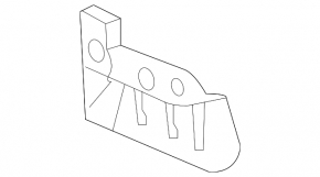 Mudguard threshold rear left Honda Accord 18-22