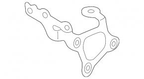 Bracket auxiliary cooling pump VW Touareg 11-17 3.6