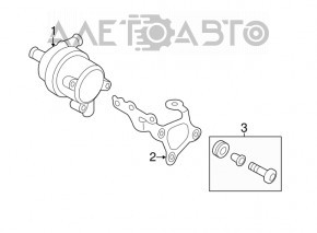 Bracket auxiliary cooling pump VW Touareg 11-17 3.6