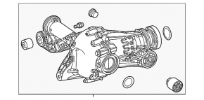 Mercedes X167 GLS 450 580 20-26 Front Gearbox