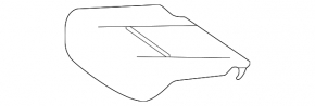 Rear seats, row 3, left, Mercedes X167 GLS 450 20-22, beige leather